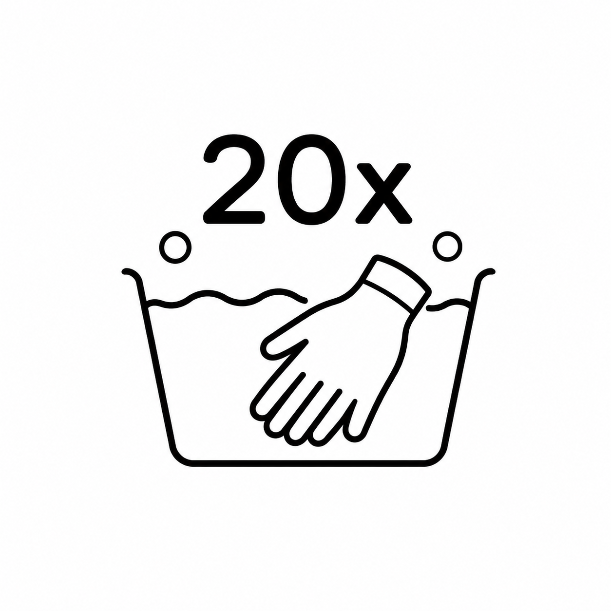 Testé sur 20 lavages