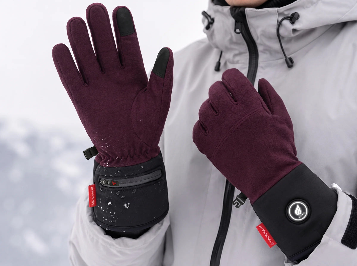 Lavables et résistants au boulochage – sous-gants chauffants légers Savior Heat
