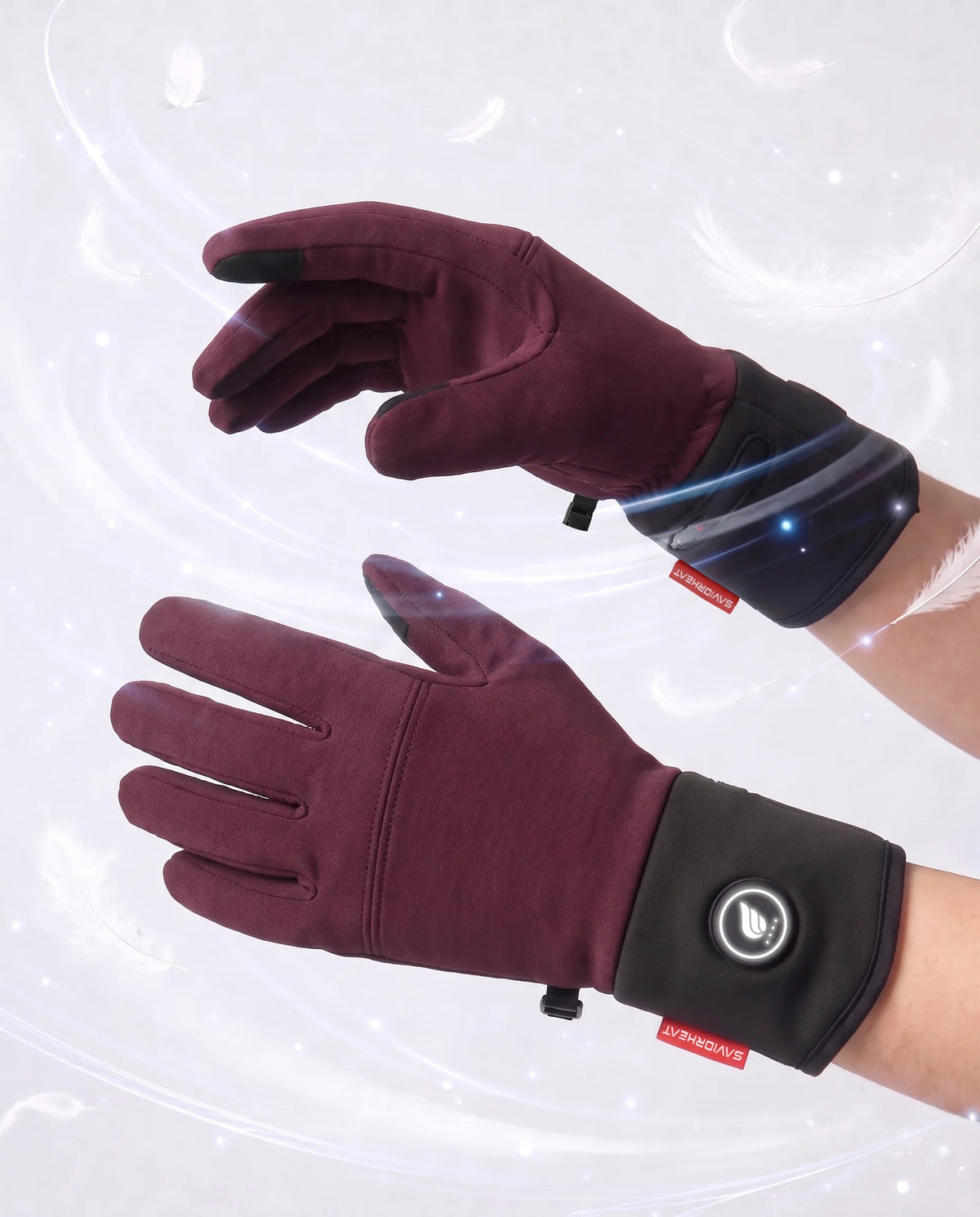 Doux au toucher – sous-gants chauffants légers confort naturel Savior Heat