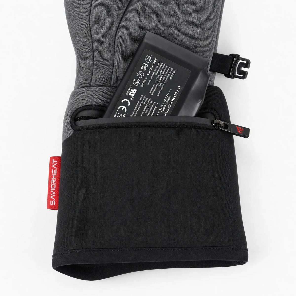 Sous-gants chauffants confort en mélange de laine 04