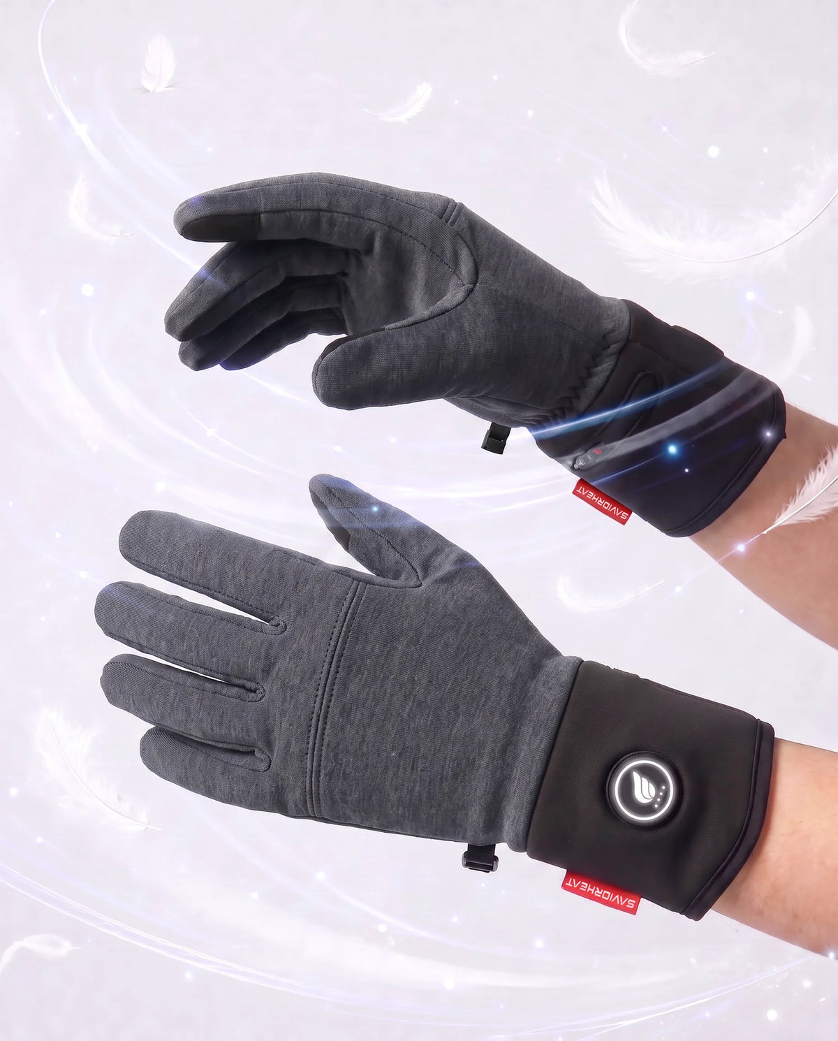 Légers et respirants – sous-gants chauffants confort en mélange de laine Savior Heat