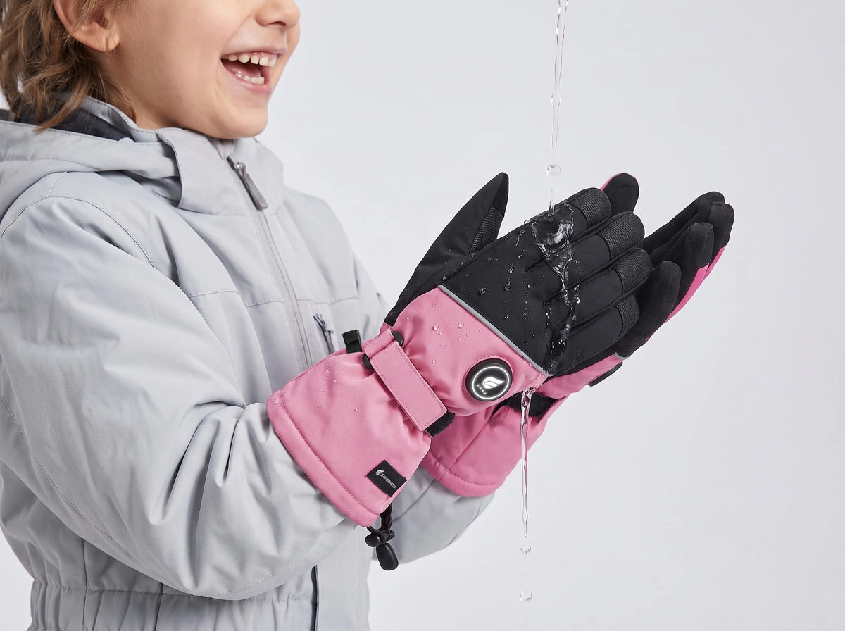 Protection contre l'humidité – gants de ski chauffants légers enfant Savior Heat