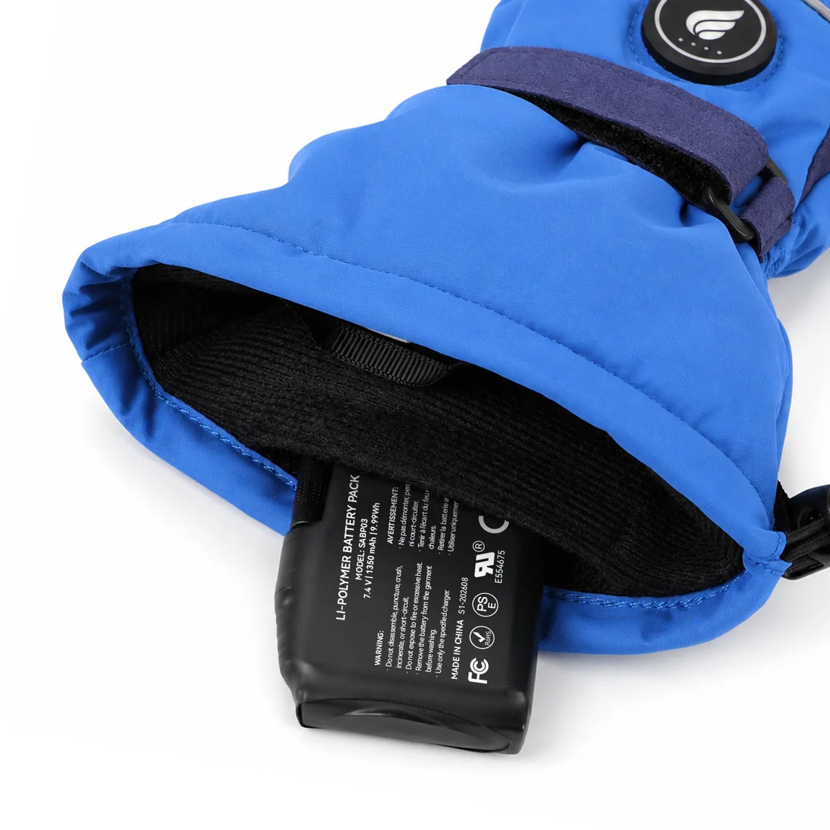 Gants de ski chauffants légers pour enfants 05