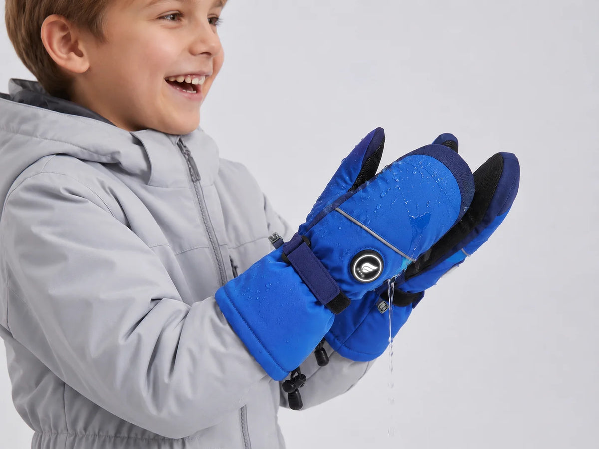 Protection contre l'humidité – gants de ski chauffants légers enfant Savior Heat
