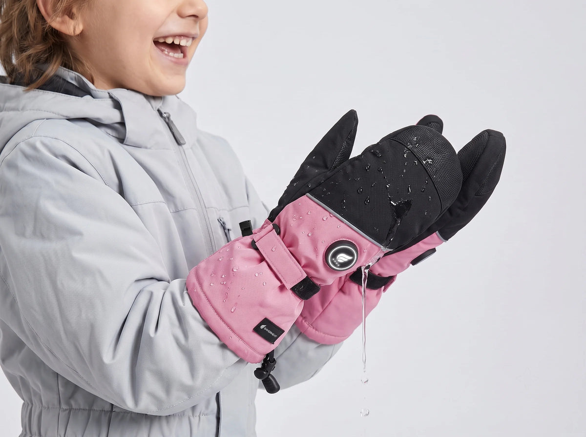 Protection contre l'humidité – moufles de ski chauffantes légères enfant Savior Heat