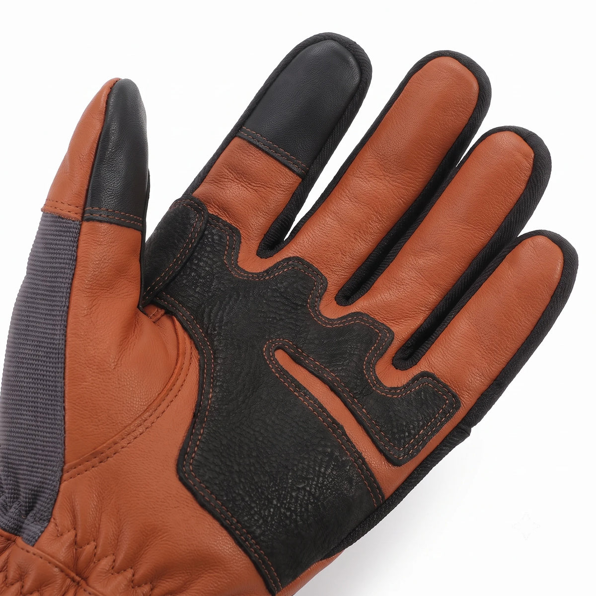Gants de travail chauffants en cuir de chèvre – Classic Marron 03