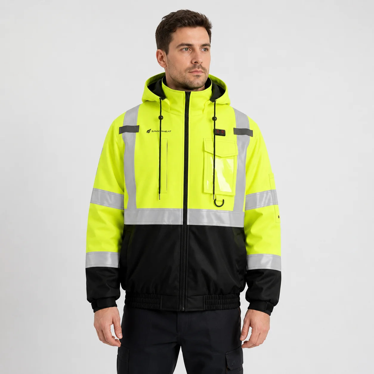 Veste de travail chauffante haute visibilité 01