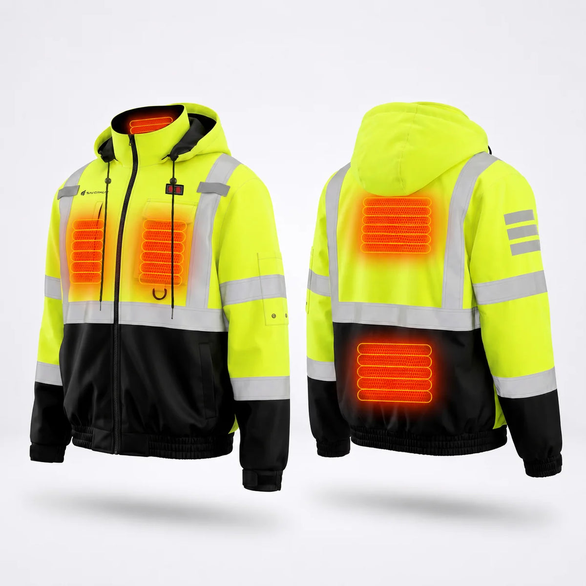 Veste de travail chauffante haute visibilité 03