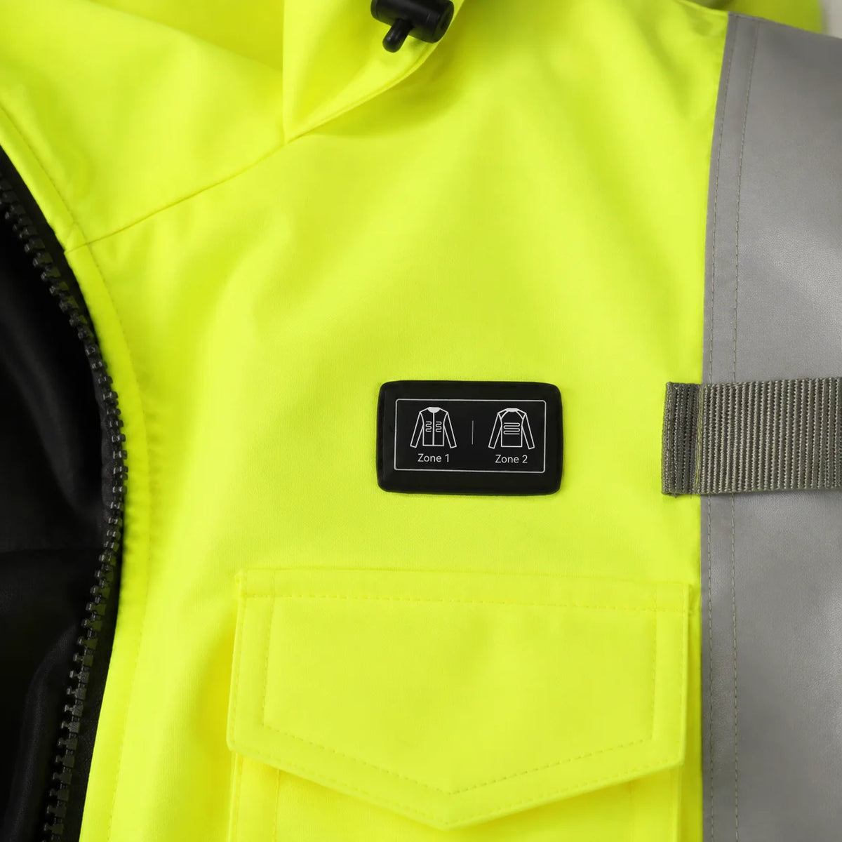 Veste de travail chauffante haute visibilité 04