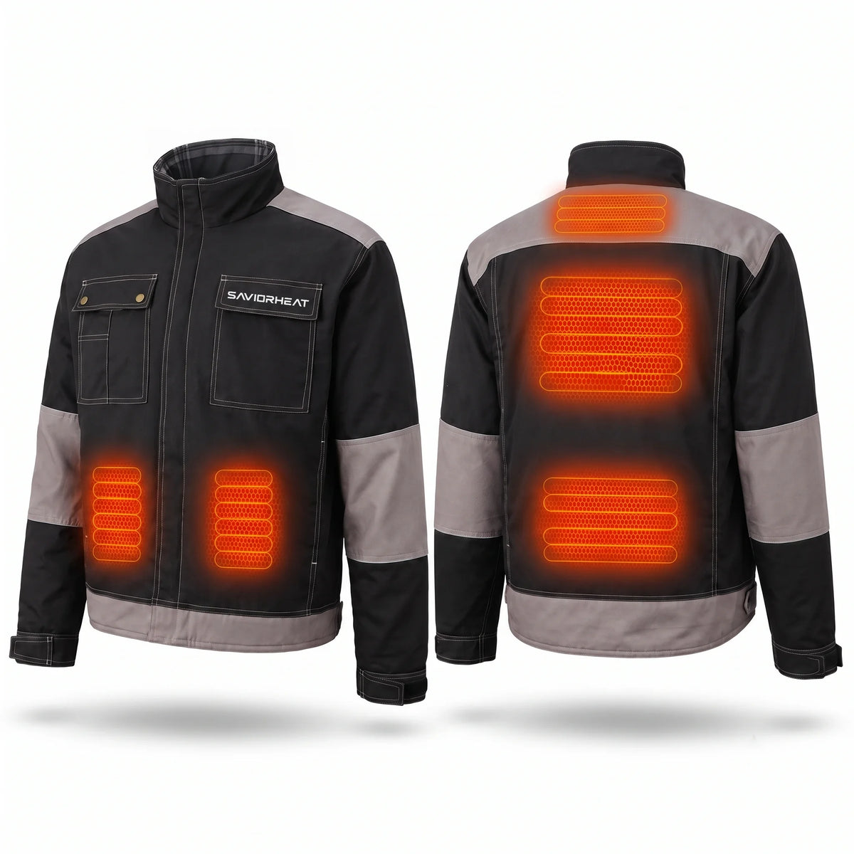Veste de travail chauffante à doublure confortable 03