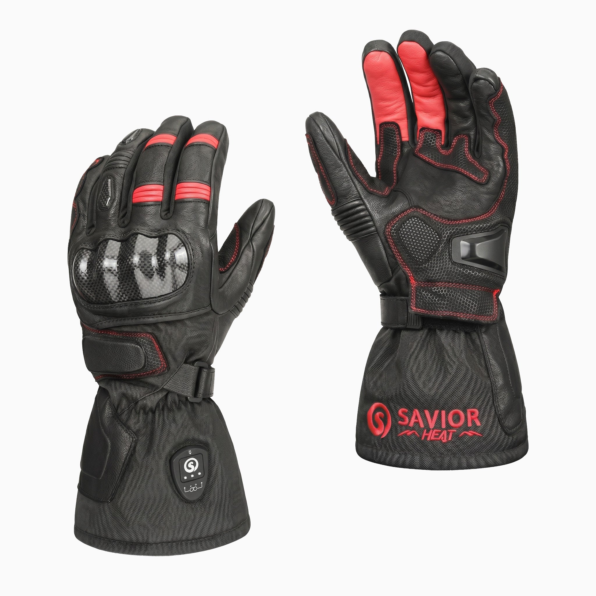 Gants de moto chauffants Savior Bluetooth pour hommes et femmes, fonctionnant sur batterie