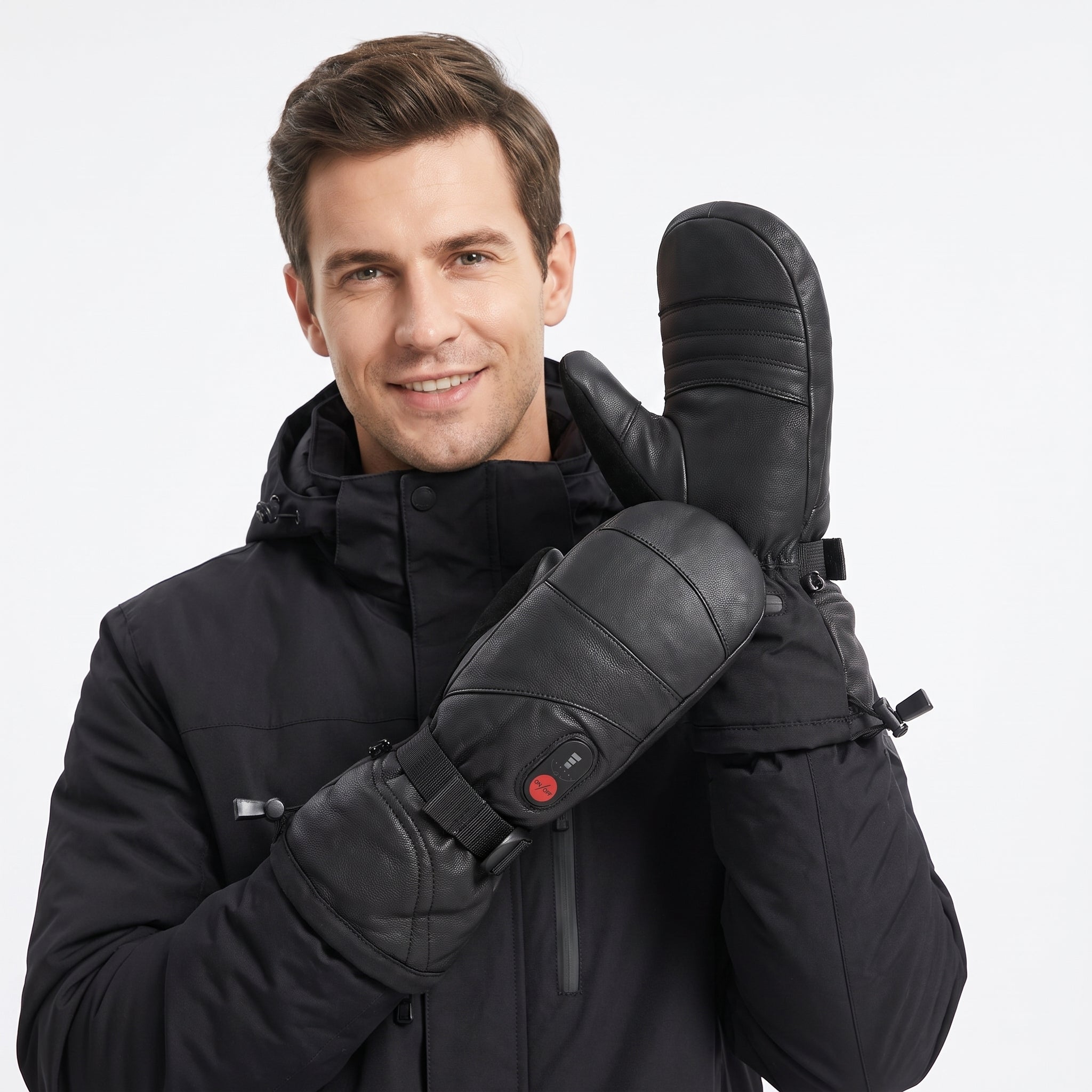 Moufles Chauffantes Cuir - Chaleur Enveloppante Premium