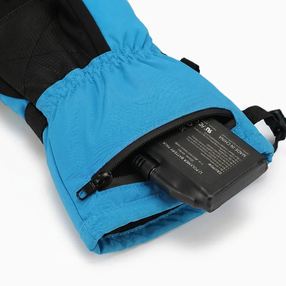 Batterie rechargeable pour gants chauffants enfant bleus