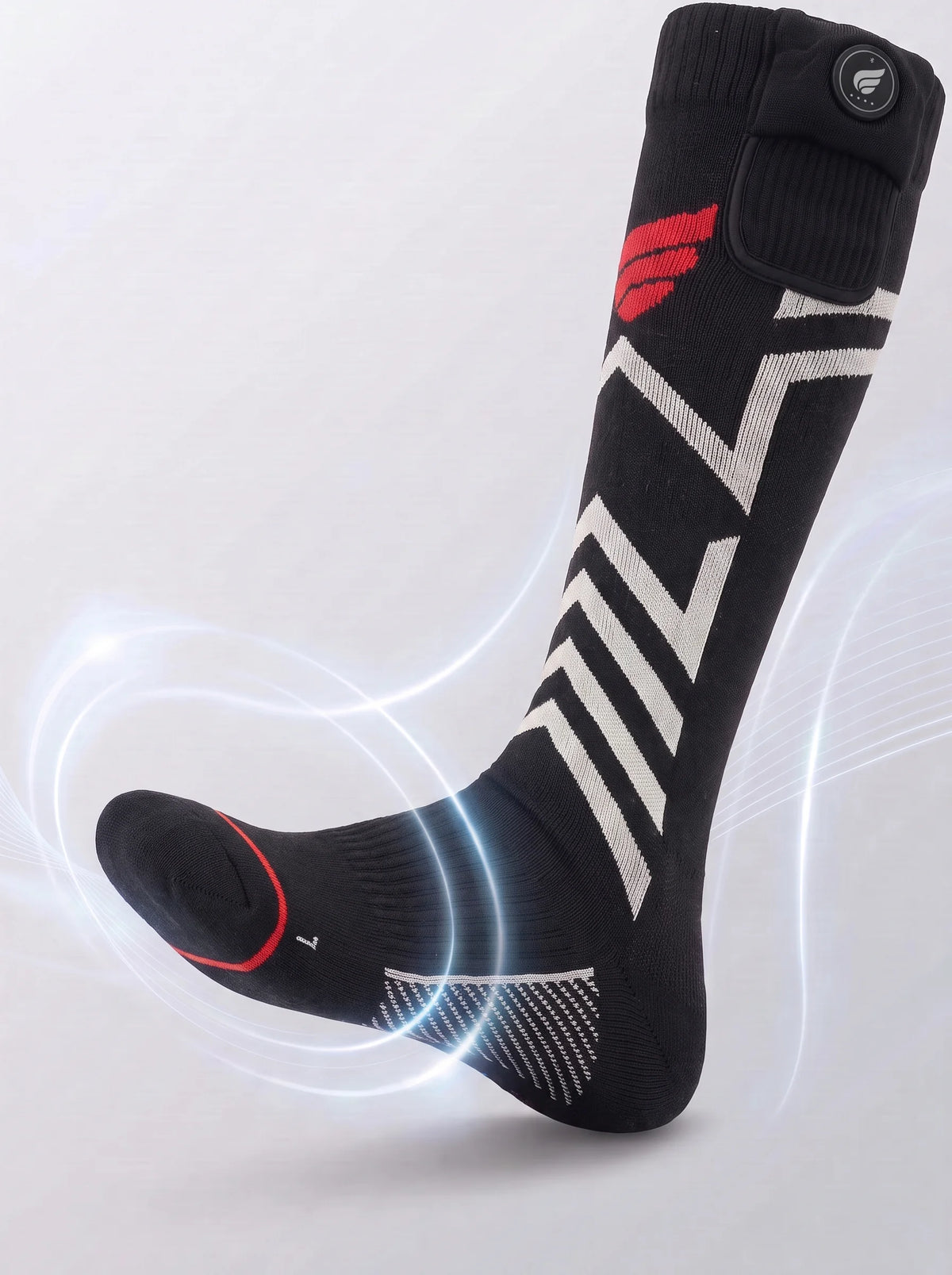 Chaleur ciblée aux orteils – chaussettes de ski chauffantes Silverline Savior Heat