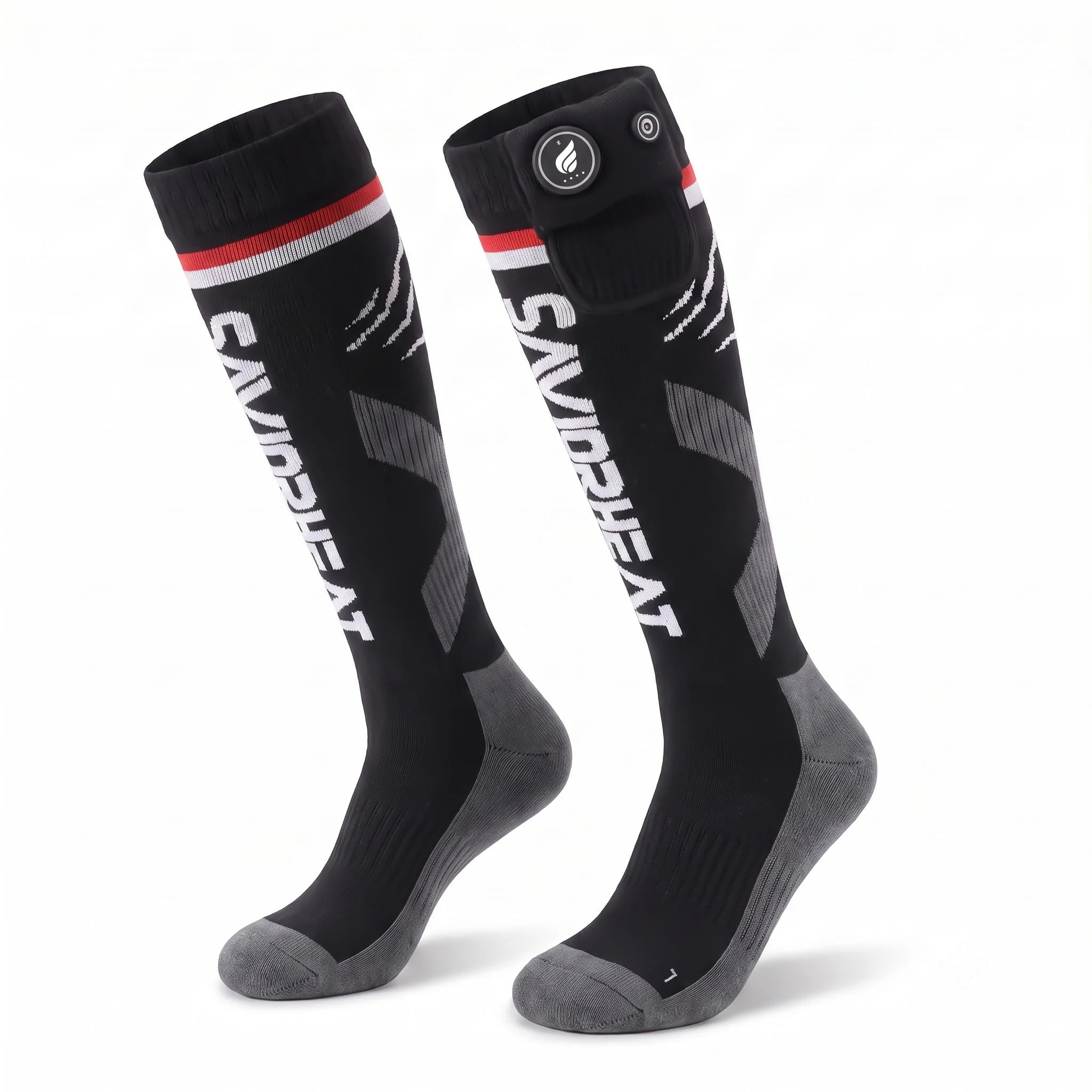 Chaussettes de ski chauffantes intelligentes à charge Magsnapic® 01