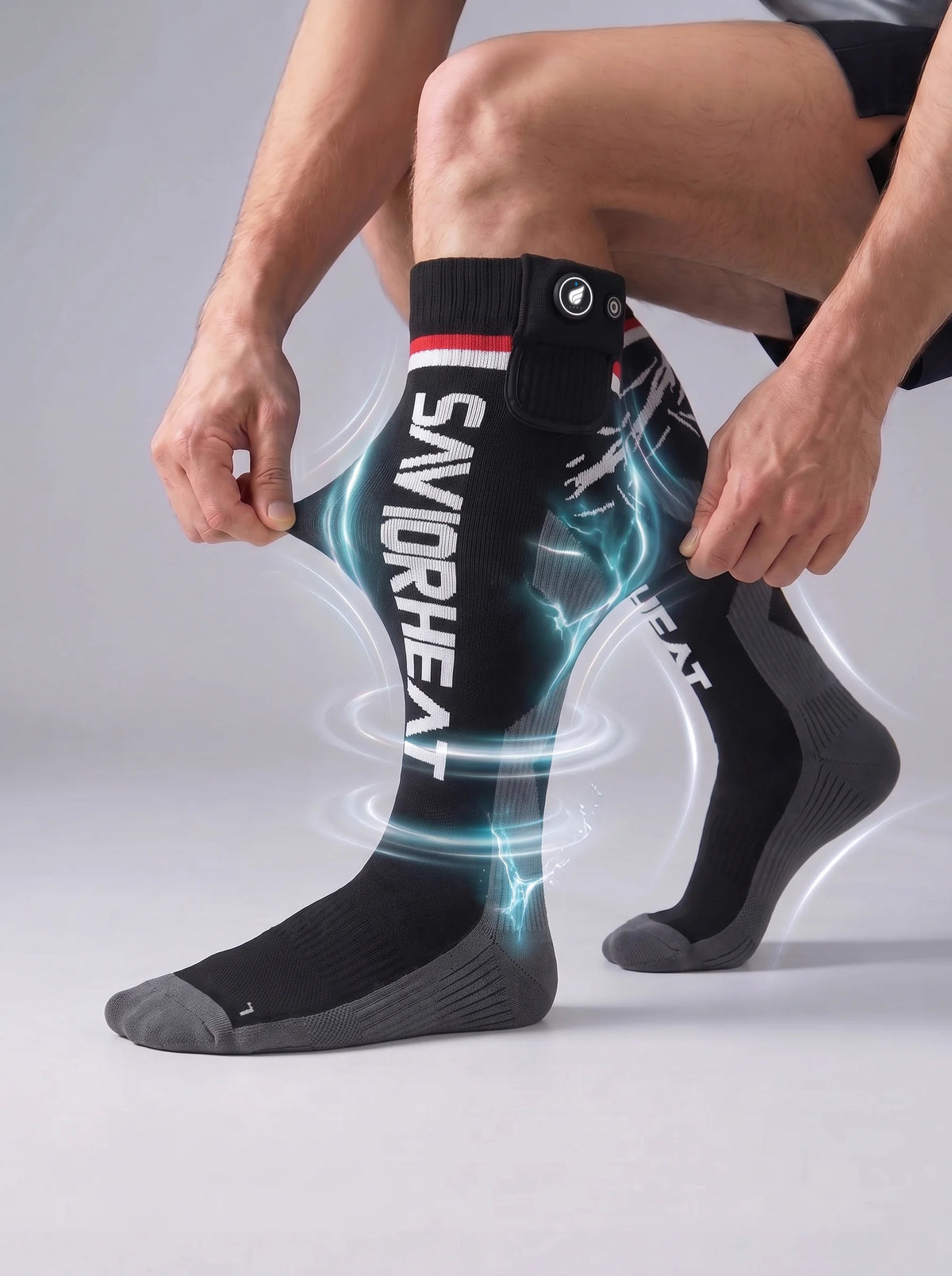 Maintien souple – chaussettes de ski chauffantes MagSnapic? Savior Heat