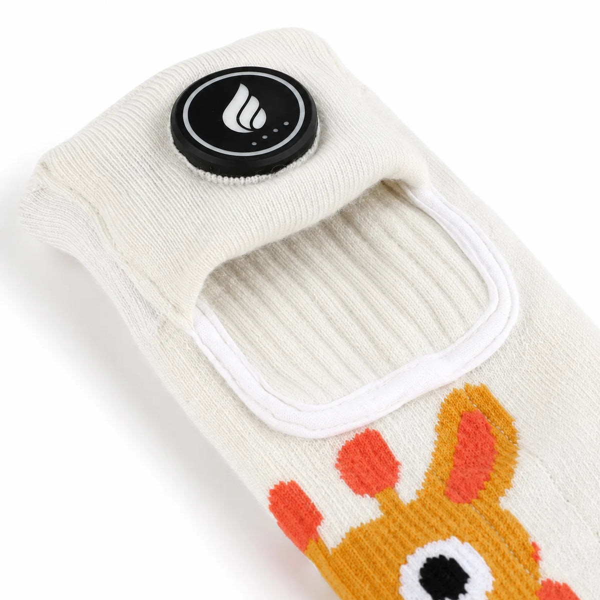 Chaussettes de ski chauffantes pour enfants – Motif girafe 04