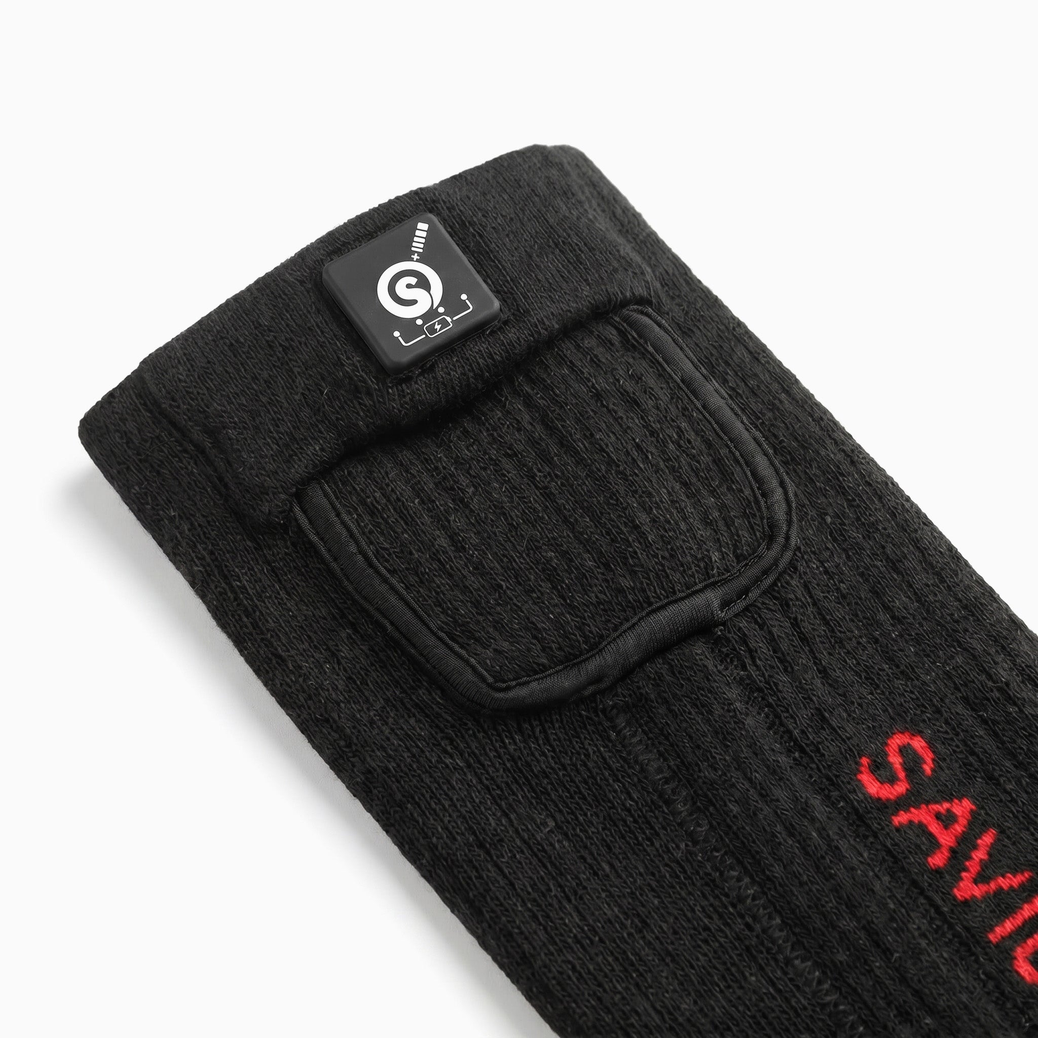 SS06R Chaussettes chauffantes rouge-noir