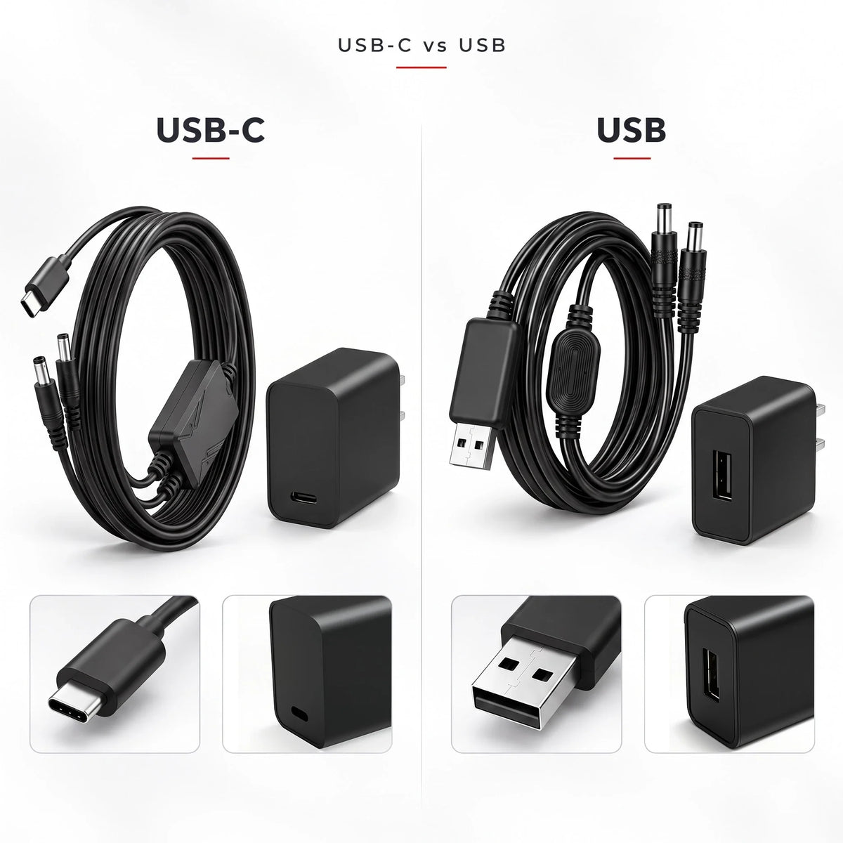 Chargeur rapide double batterie USB-C PD 20W – Version améliorée