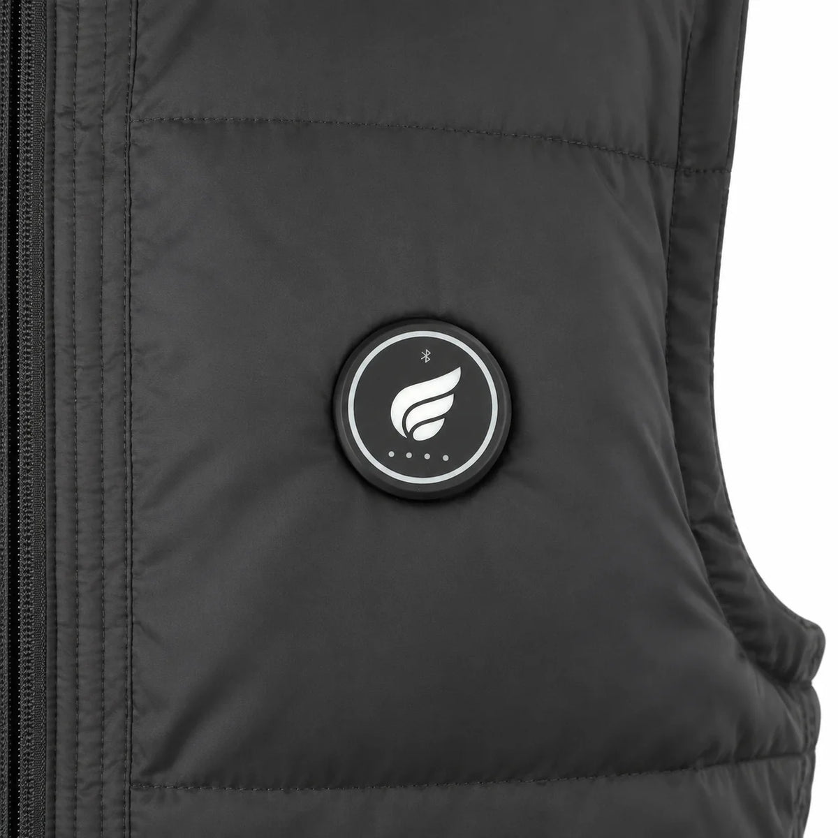 Gilet chauffant pour homme à ourlet ajustable par cordon 04