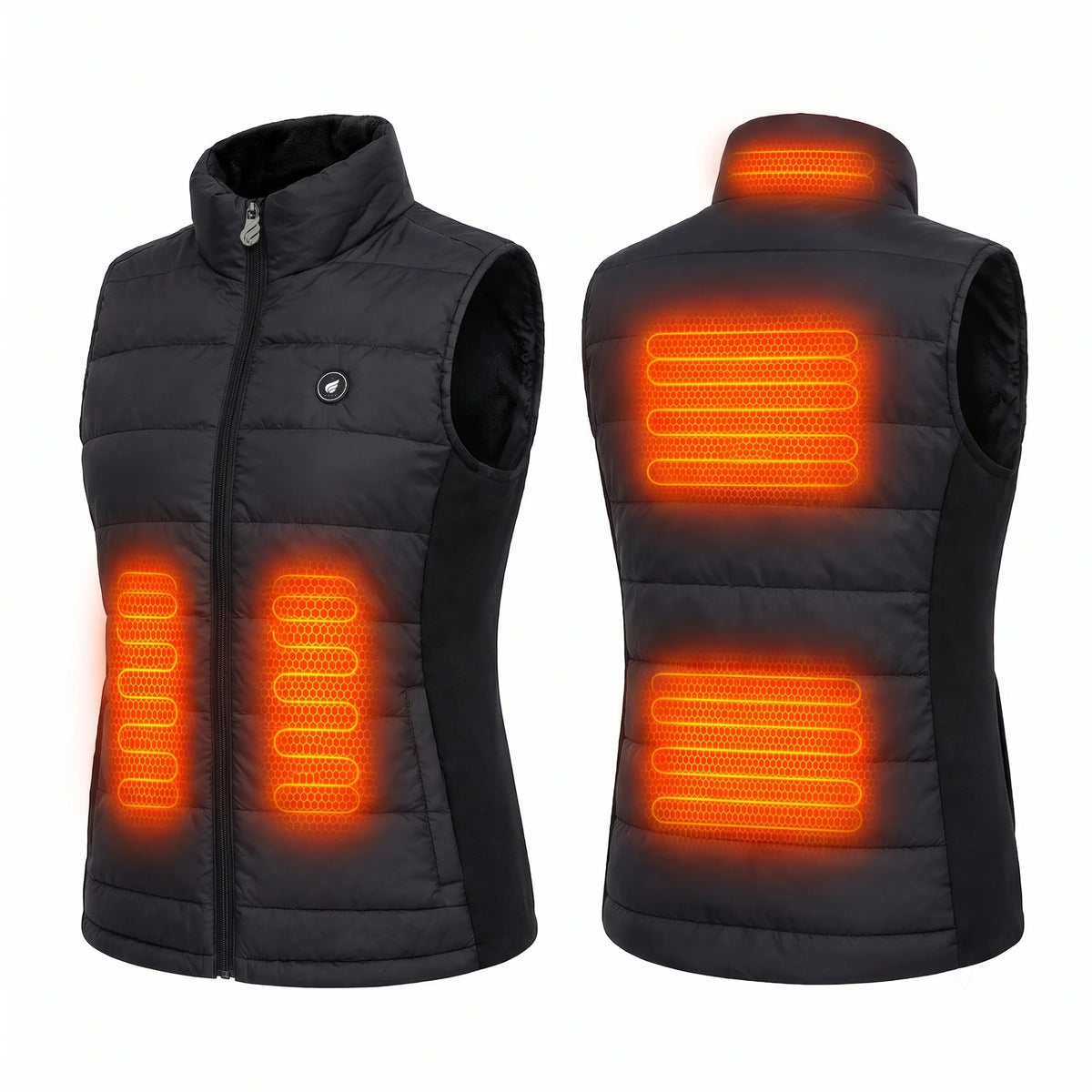 Gilet chauffant pour femme à côtés extensibles 03