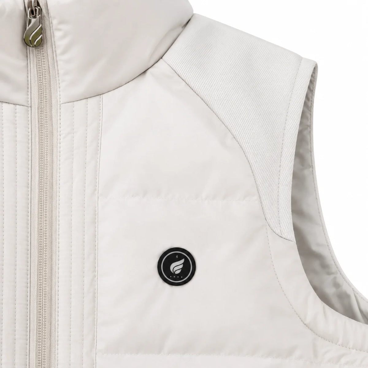 Gilet chauffant pour femme à ourlet ajustable par cordon 04
