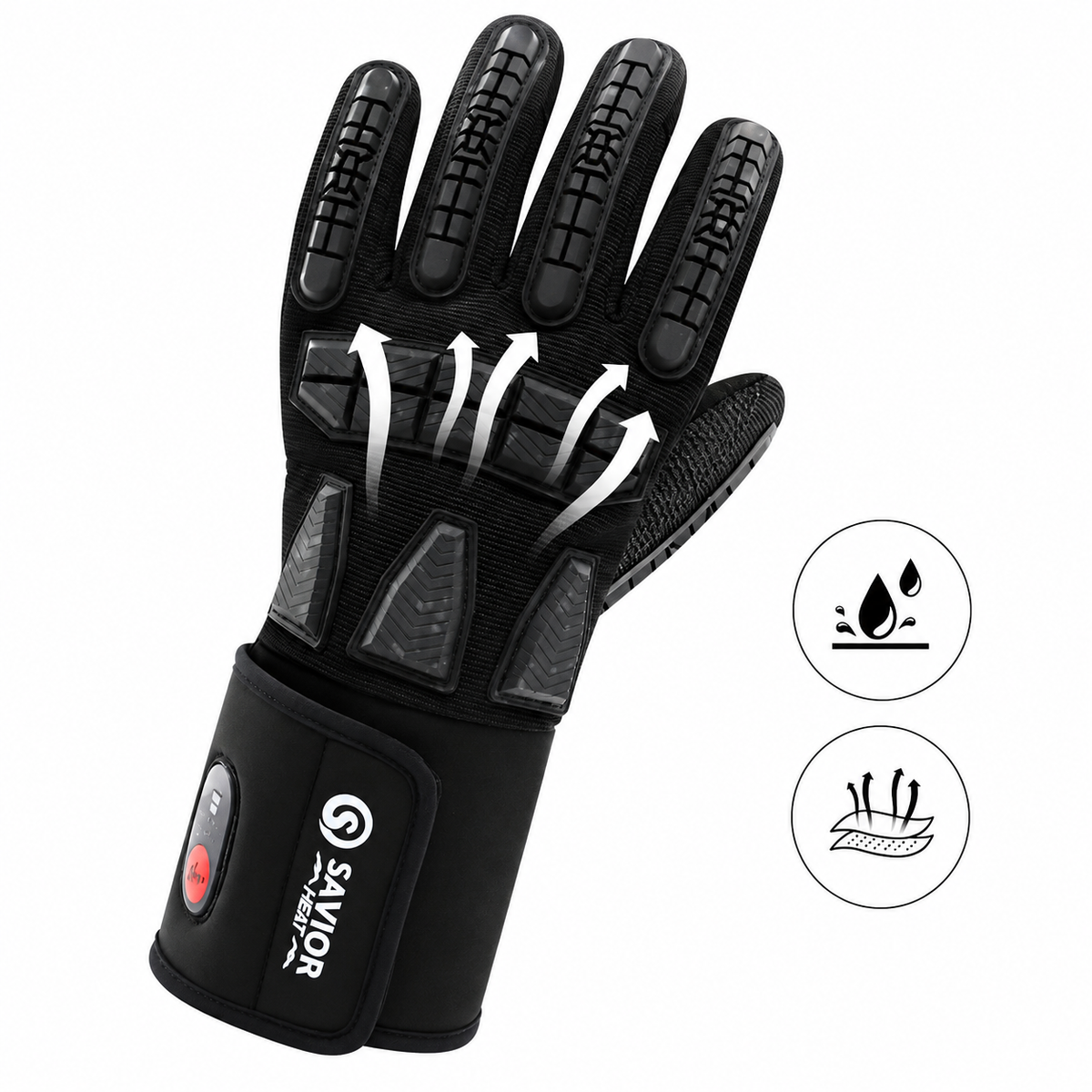 GVFB03 Impact-Protective Heated Work Gloves
