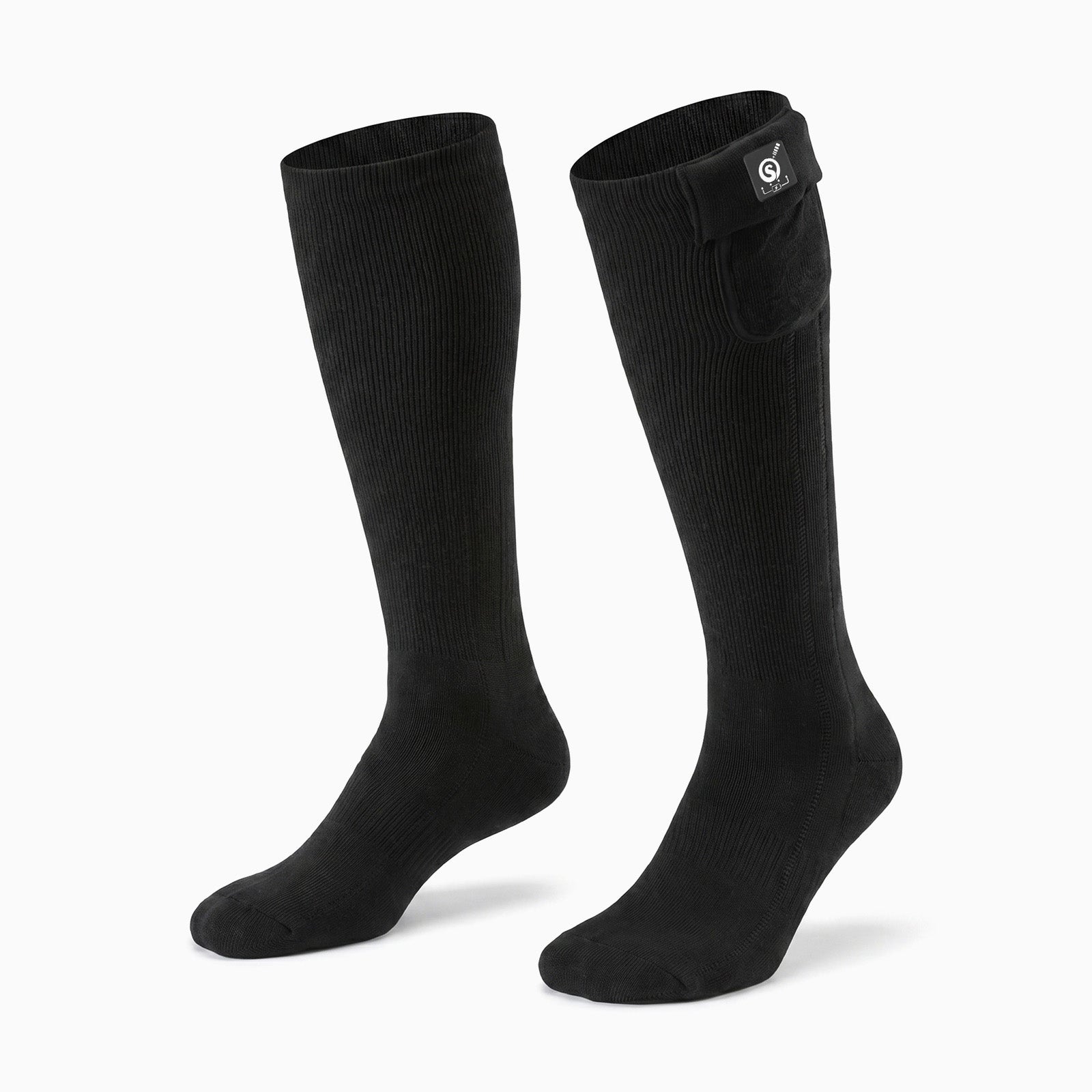 Chaussettes Chauffantes Noires - Chaleur Discrete