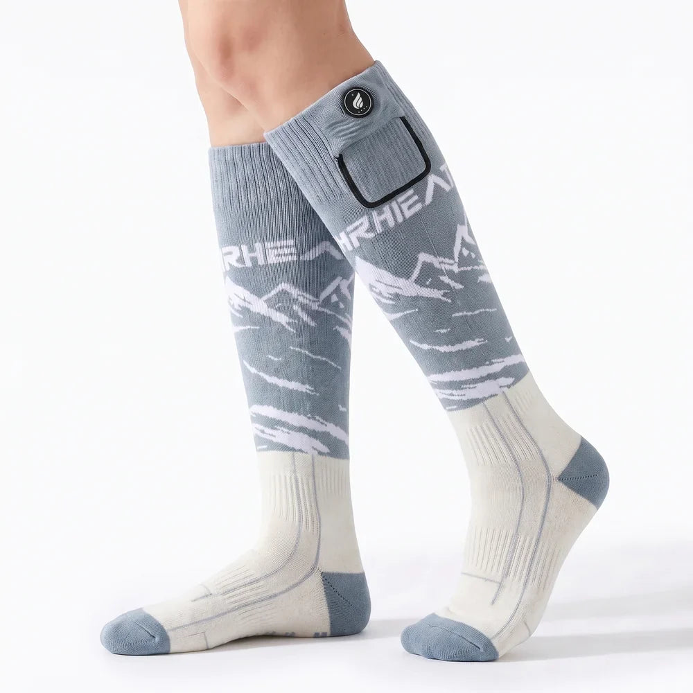Savior Heat Heat-Transfer Arch Support Heated ski Socks for skiing and snowboarding