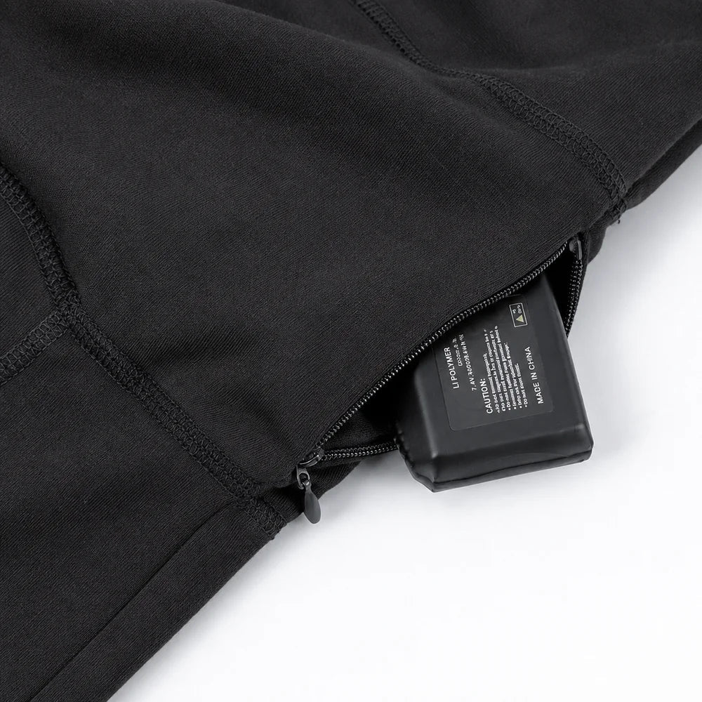 Savior Heat Men's Soft Wool-Blend Heated Base Layer Top alternate product view