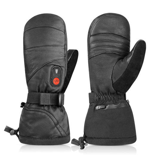 S38 Moufles chauffantes en cuir