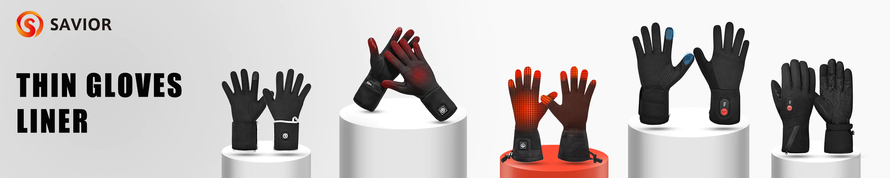 Garnitures de gants chauffantes