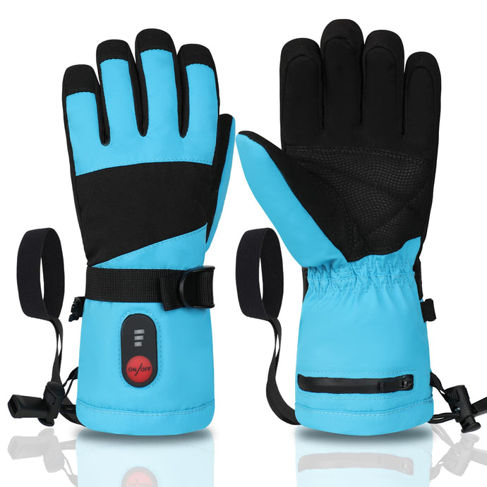 Savior Kids Gants chauffants - 7.4V Chauffage rapide, compatible avec les écrans tactiles