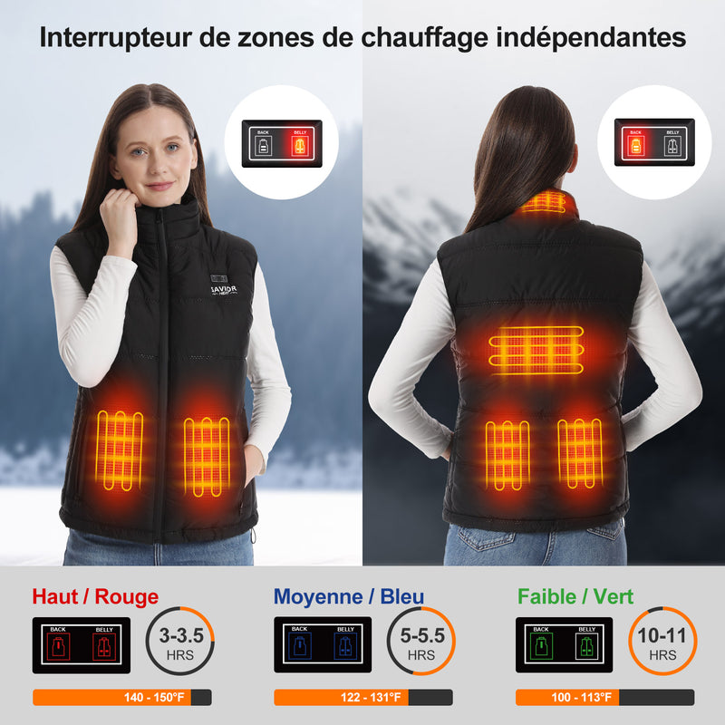 Chargez l&#39;image dans la visionneuse de la galerie, Gilet léger chauffant Savior Electric pour femme
