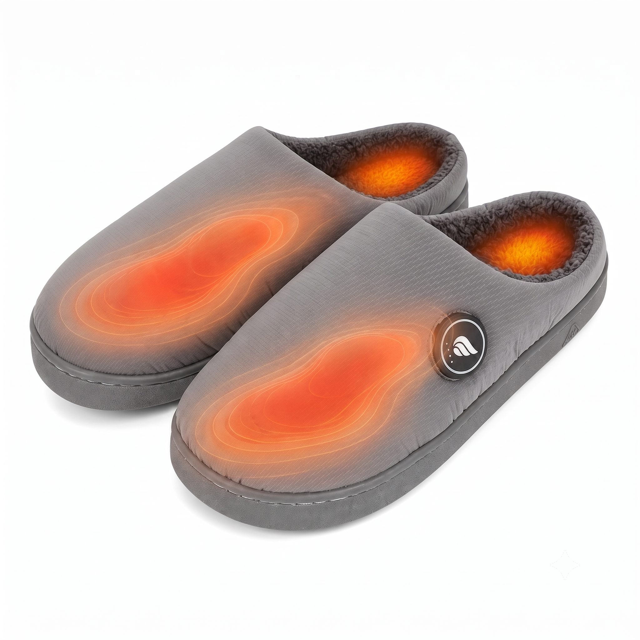 Chaussons Chauffants Enfilage Facile - Usage Maison