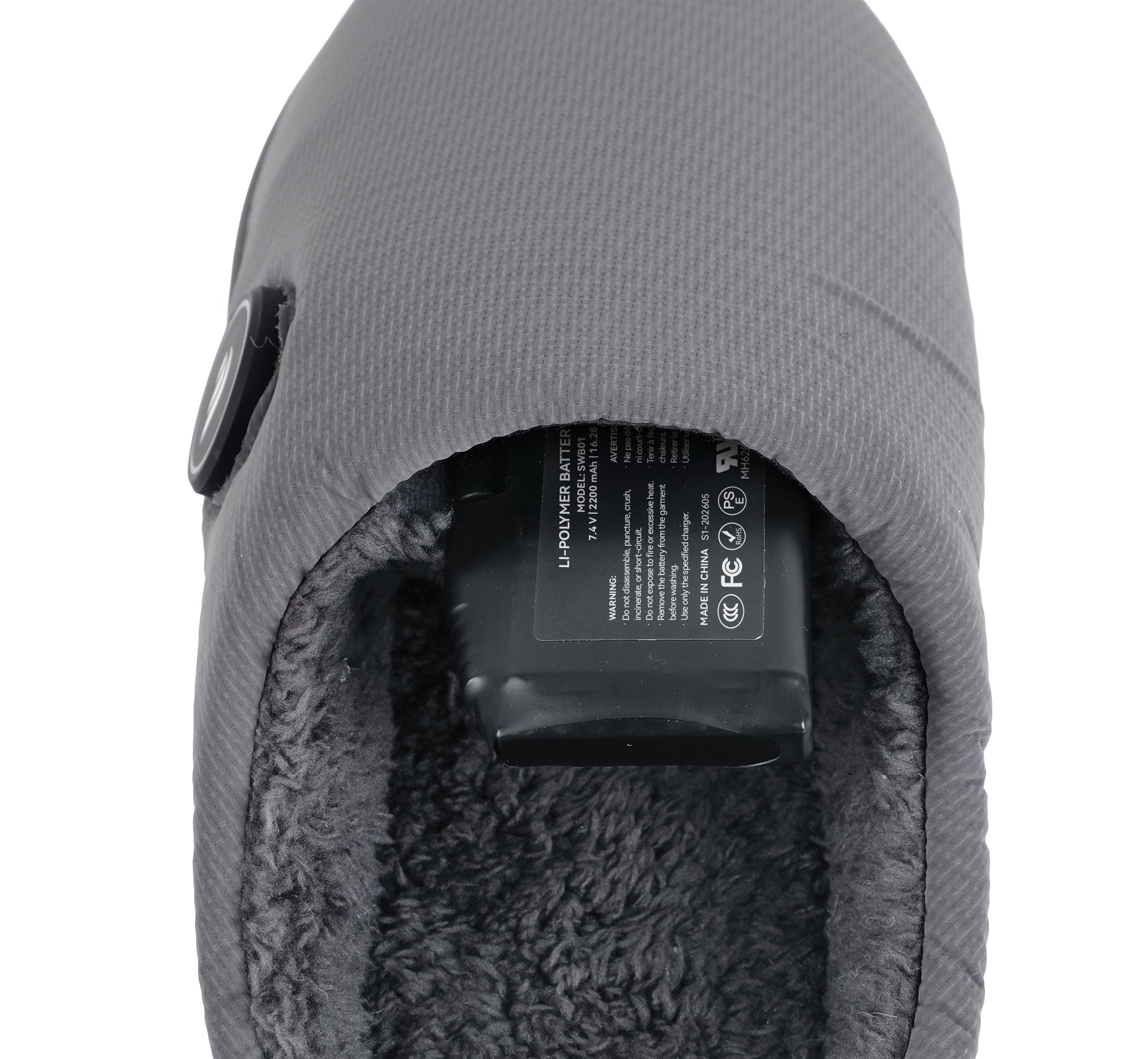 Chaussons Chauffants Enfilage Facile - Usage Maison