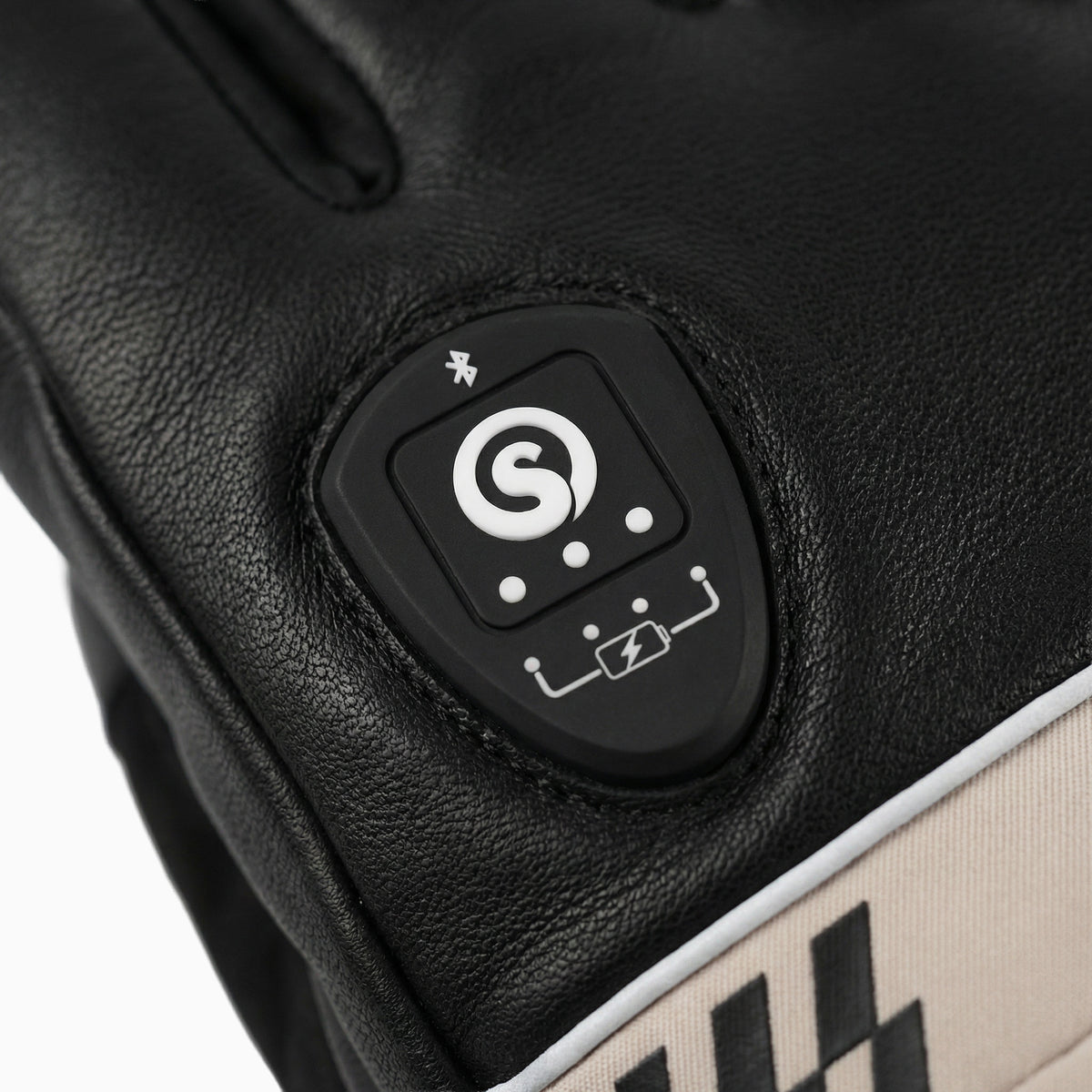 Savior Gants de Ski Chauffants 2.0 Contrôle Bluetooth, Doigts Pré-Courbés et Paume en Peau de Chèvre Imperméable