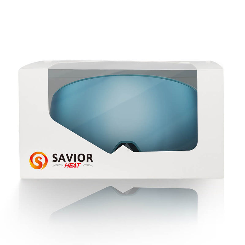 Load image into Gallery viewer, Blue Savior ski goggles 
