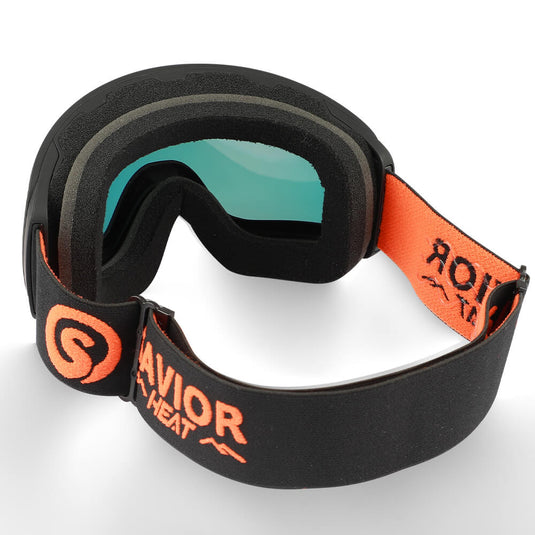 Orange Savior ski goggles 
