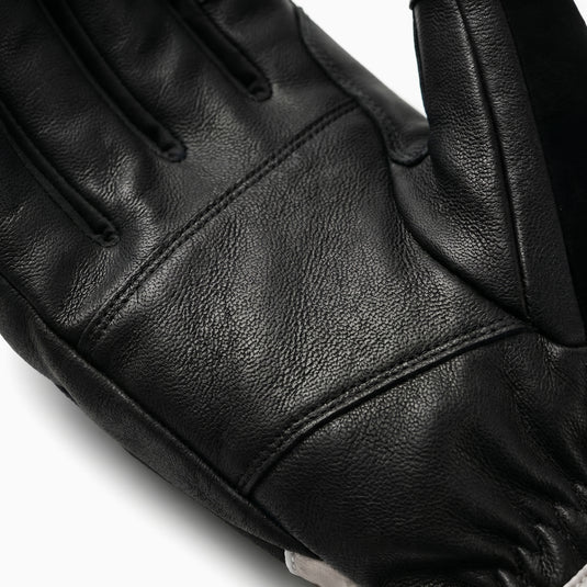 Savior Gants de Ski Chauffants 2.0 Contrôle Bluetooth, Doigts Pré-Courbés et Paume en Peau de Chèvre Imperméable