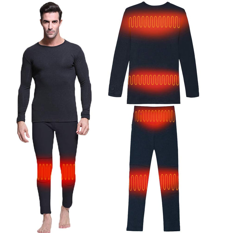 Load image into Gallery viewer, SAVIOR Heated Base Layer for Men&#39;s Thermal Underwear and Winter Wear
