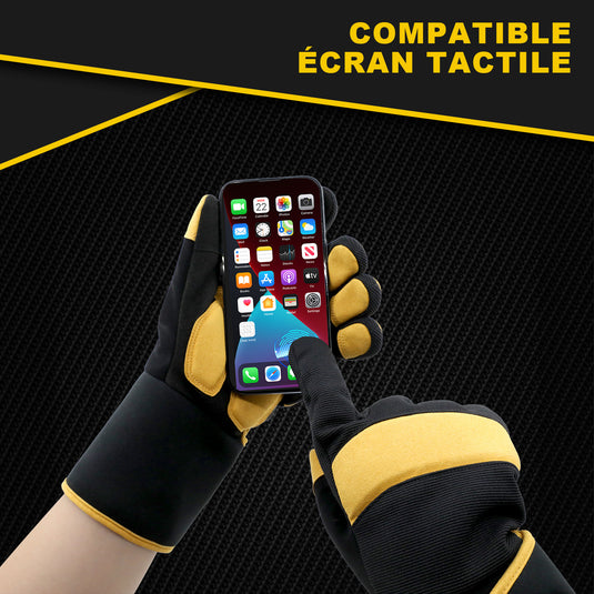 Gants Chauffants SAVIOR HEAT – Chaleur et Protection Ultimes pour le Travail par Temps Froid