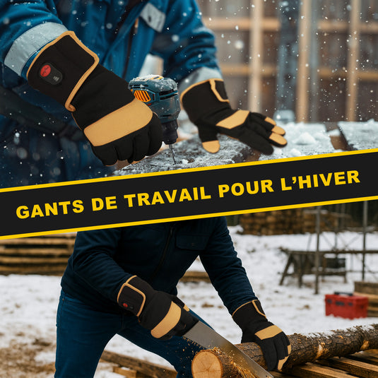 Gants Chauffants SAVIOR HEAT – Chaleur et Protection Ultimes pour le Travail par Temps Froid