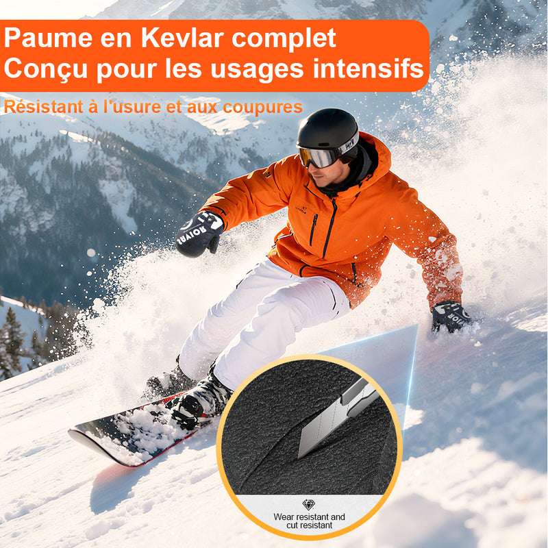 Chargez l&#39;image dans la visionneuse de la galerie, Gants Chauffants SAVIOR HEAT - Imperméables, Protection Absorbante des Chocs au Poignet - Contrôle de Température Ajustable &amp; Chaleur Durable
