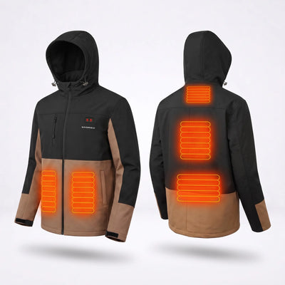 Veste de travail chauffante en toile robuste 03