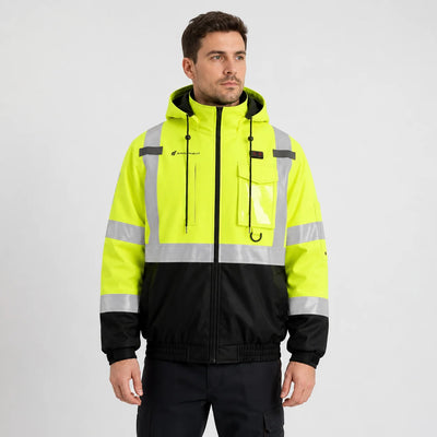 Veste de travail chauffante haute visibilité 01