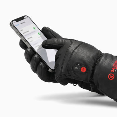 Gants Chauffants Cuir Veritable - Elegance & Chaleur