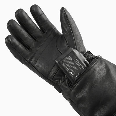 Gants Chauffants Cuir Veritable - Elegance & Chaleur