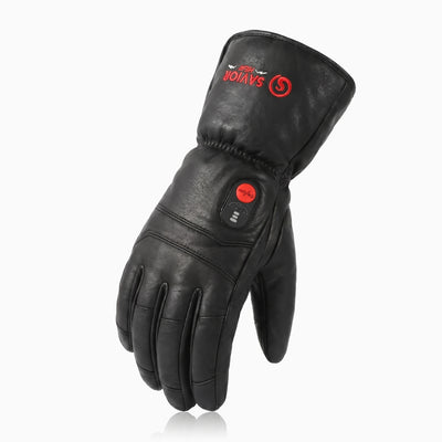 Gants Chauffants Cuir Veritable - Elegance & Chaleur