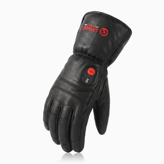 S06 Gants chauffants en cuir
